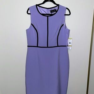 Lilac pencil dress